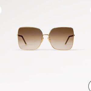 LOUIS VUITTON First Metal Square Sunglasses